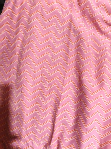 Indijski pamuk candy pink lemon chevron