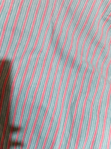 Indijski pamuk pink blue candy stripes